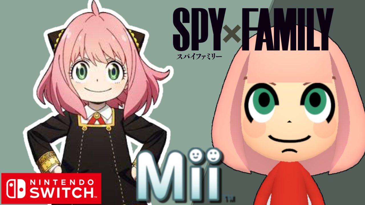 ユー スパイファミリー アーニャ Mii 作り方 Nintendo Switch Youtubeリンク T Co wyuvskni アーニャ スパイファミリー Nintendoswitch Mii T Co Abdv5ccpbw Twitter