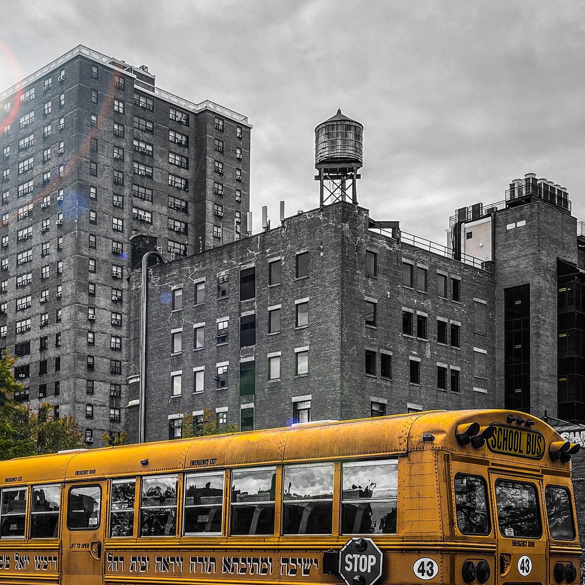 ninaboesch's tweet photo. Gathering inspirations in South Williamsburg. I think my next collage may include a school bus. 🤔 

#williamsburg #theburg #inspirarion #handmadecollage #watwrtower #nycphotographer https://t.co/0tkzWkFsD8