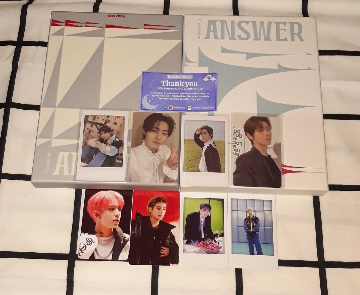 niccolle_joshyy's tweet photo. ˚ ༘♡ 4.15.22 ⋆。˚ 《 @keunkkum_cart 》
omgg first album ko 'to !!! and yung pulls ko 🥹 , sunghoon uwing uwi vebs mas kinilig ako sa heejake na freebies hehe, thank you so much 🥹
˗ˏˋ #keunkkum_FEEDBACKS ♡ ˎˊ˗
ʚ #collemails 📨 ɞ https://t.co/Ag4A90v4rn