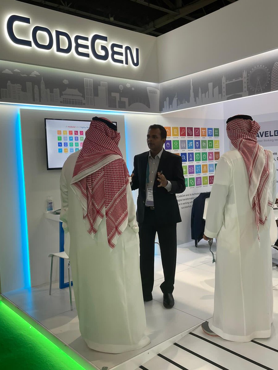 codegen_int's tweet photo. With 20+years of proven #experience, our #scalable flagship product suite #TravelBox today assists major blue-chip companies to drive #productivity & #profitability at lower costs using the aid of advanced #AI
Visit us @ATMDubai stand TT1160
#codegen #traveltechnology https://t.co/zNFvF6JnKv