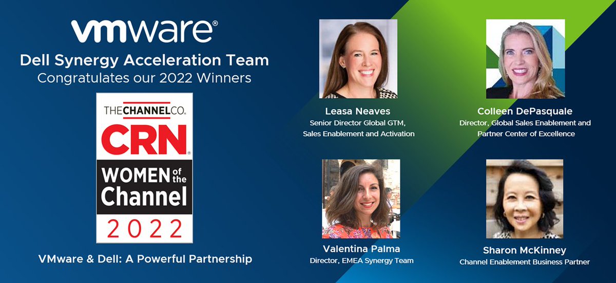 cmcm76's tweet photo. Humbled to be among CRN’s esteemed group, which inspires, motivates, and raises the bar for all of VMware, our Partners, and the next generation. #VMware #womenintech https://t.co/kLt9peu4bz