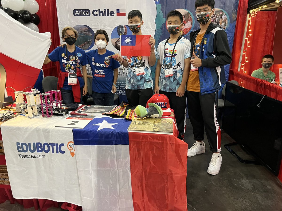 edubotic's tweet photo. Nuestro equipo representó a #CHILE en el mundial de robótica @firstlegoleague  en Houston Texas. Una increíble experiencia que. Nos permite darle a nuestros niños la mismas oportunidades de aprendizaje STEAM https://t.co/TPDowNyUgZ