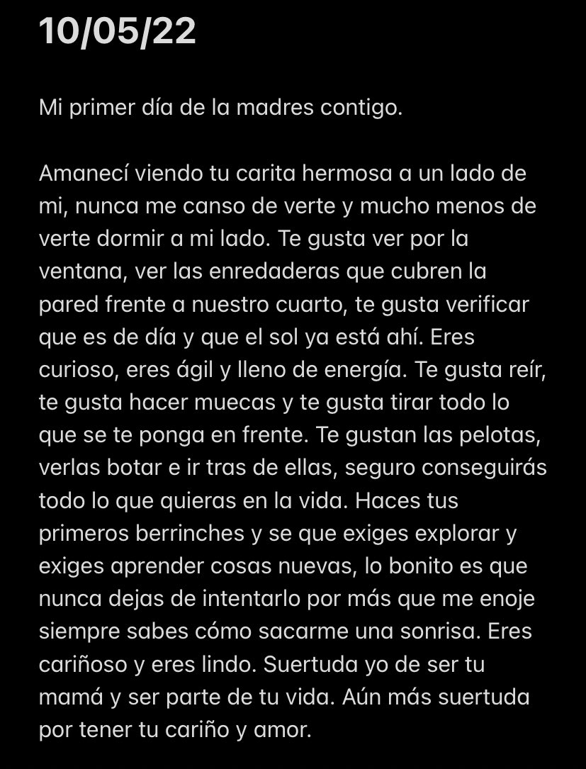 danielafpc's tweet photo. Carta para mi bebé cacheton https://t.co/hg4sMOeBqj