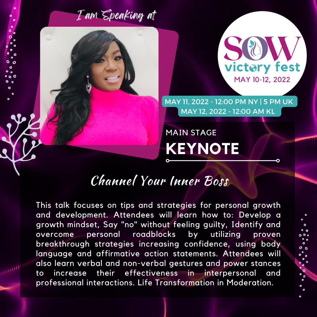SOW_victory's tweet photo. How to be and become a BOSS that is inside you waiting to burst itself out? #sowvictoryfest #sowvictoryfest2022 #sheisvictorious https://t.co/wwuGQBRzSG https://t.co/mHF2OHYpgq