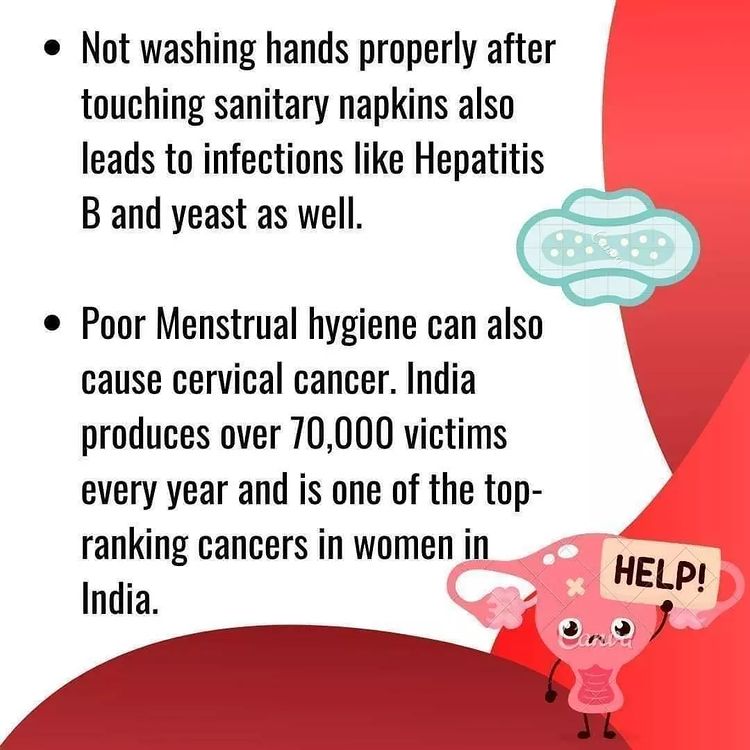 _TheRedLotus_'s tweet photo. Let's learn about the effects of using unhygienic pads!

#menstruation #period #menstrualhealth #menstrualhygiene #sustainable https://t.co/A5ek2OG10M