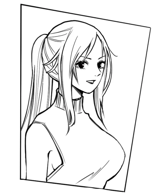 ほんの10分だけ美人のおねいさんを描く練習するつもりが1時間経ってたし、しかも女体化したクラウドみたいになった

#イラスト 