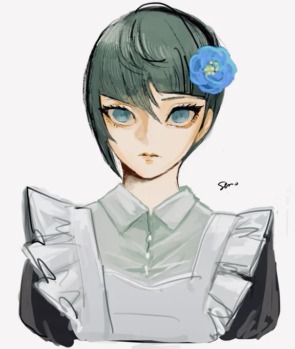 過去絵でメイドの日(すぎてる)に乗った気分になろ 