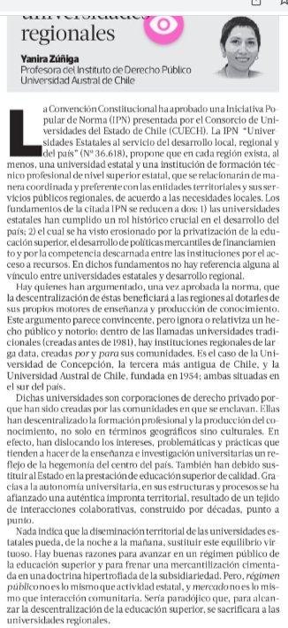 Comparto mi columna de <a href="/LT/">Lance Turner</a> de esta semana sobre universidad regionales