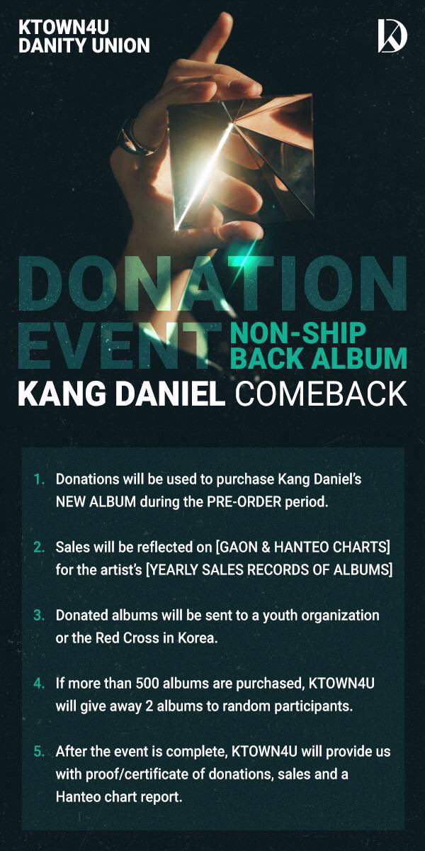 kangdanityph's tweet photo. You can still donate to #GetReadyForKD! Funds will be used under FAN CLUB DONATION EVENT of KTOWN4U X DANITY UNION for a non shipped back album

#TheStory
Discount link
🔗https://t.co/zDZ302nSZ1

PH GO
🔗https://t.co/vwBGtGms37

Donation Form
🔗https://t.co/BMv7ZLsupQ
🗓May 22 https://t.co/btOlsr9MPn