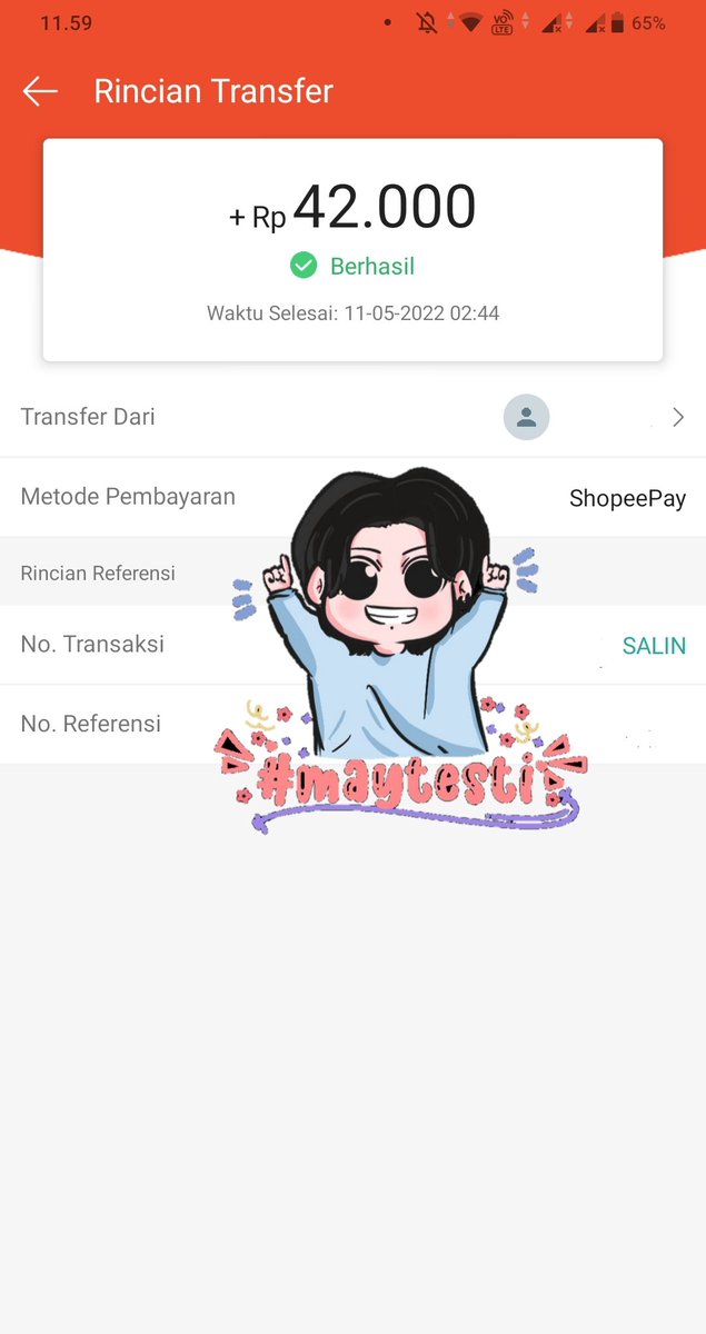 falrizsen's tweet photo. thank you so much kak @Maymytan @Mayclaim juga sponsor @KenziNFT sehat-sehat selalu dan semoga rezekinya selalu dilancarkan, aamiin π₯°π #maytesti https://t.co/CYJolnQfar