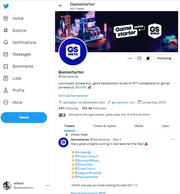 misswillwinn's tweet photo. @Gamestarter @EarnGuild Follow @EarnGuild  &amp; @Gamestarter 
@Nandagibran3 @bibahnuha1 @AangHea
@BaKarwin25 @RosianahLedy @TarRossy1
@priyanto_28 @dabelabon @herian28 @RidoHunter https://t.co/b6bmVVydID