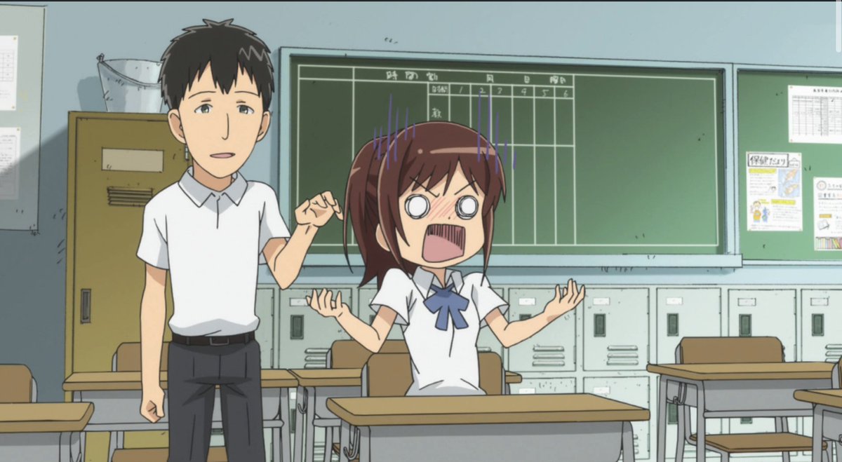 RomaniaBlack's tweet photo. This scene cracked me up so much...poor, Bertholdt.
#AttackonTitanJrHigh #AOTJrHigh https://t.co/7aZEs4kkDM