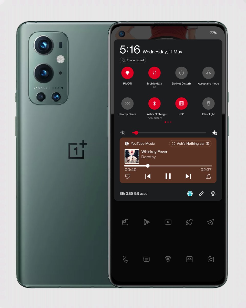 debugtiger's tweet photo. #Repainter is a great app, I'd say it's most useful on #Pixels or #AOSP, but on #OnePlus devices it really brightens colours, or not, up to you 😀

#OnePlus9Pro #OxygenOS12 #Root https://t.co/4qAxAi37zj