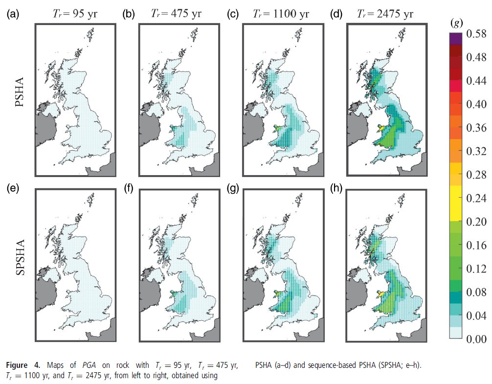 We've investigated, in collaboration with @ArupGroup, the effects of aftershocks on probabilistic seismic hazard analysis in a relatively low seismicity country as UK. It is on <a href="/SeismoSocietyAm/">SSA</a> -> pubs.geoscienceworld.org/ssa/bssa/artic…