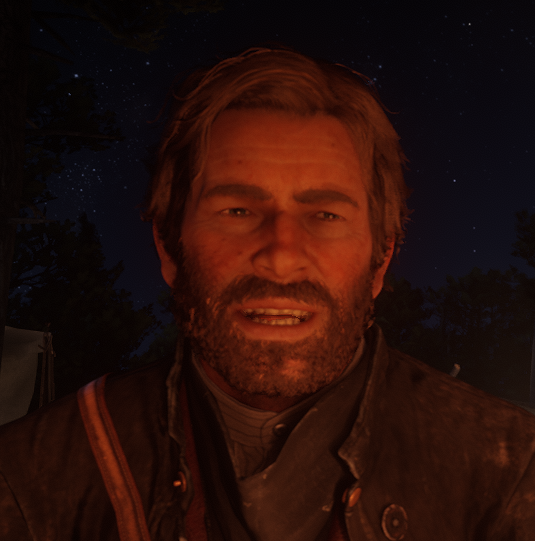 Alykah_'s tweet photo. arthur watching me hunt for 6 hours straight and not free his pal from jail https://t.co/NCqBFUbead