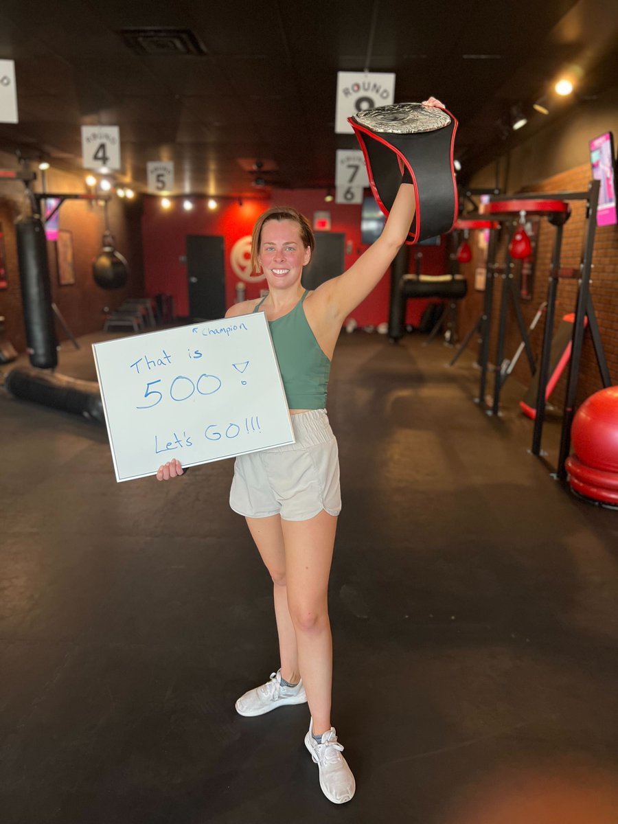 9RoundMHK's tweet photo. Congratulations to Eli for hitting 500 sessions at 9Round!
We love how you treat working out as a blessing and not a chore. Thank you for your consistency and for being part of 9Round

#goals #milestone #9roundnation #fitness #manhattankansas https://t.co/Oj8t72WOMG