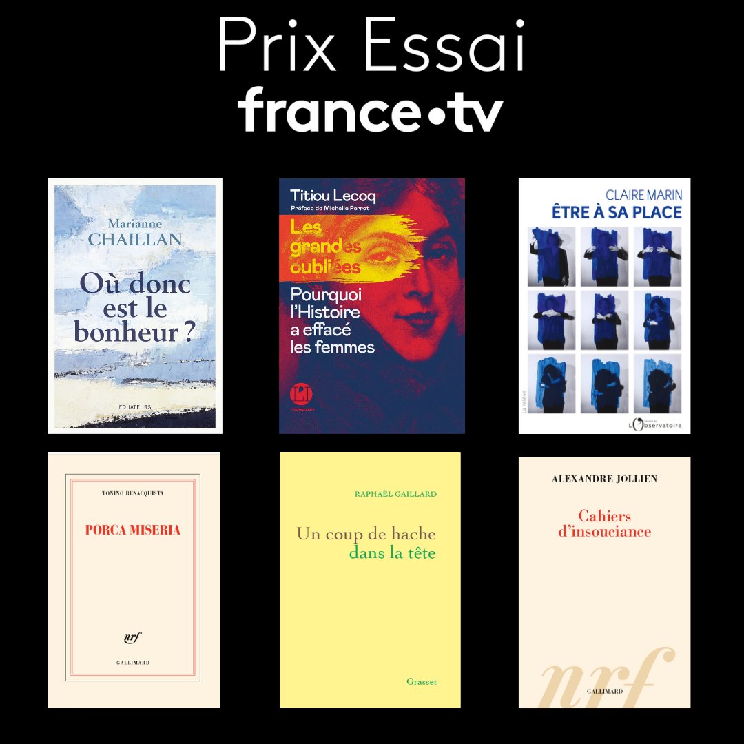 MMelvina's tweet photo. Honneur de faire partie du jury du Prix Essai @Francetele 2022, en collaboration avec les téléspectateurs sélectionnés.
La sélection est enthousiasmante : hùte de partager mes impressions avec les autres jurés. @FondationEMJ #Lagrandelibrairie #notretele https://t.co/qRWLFzfpBE