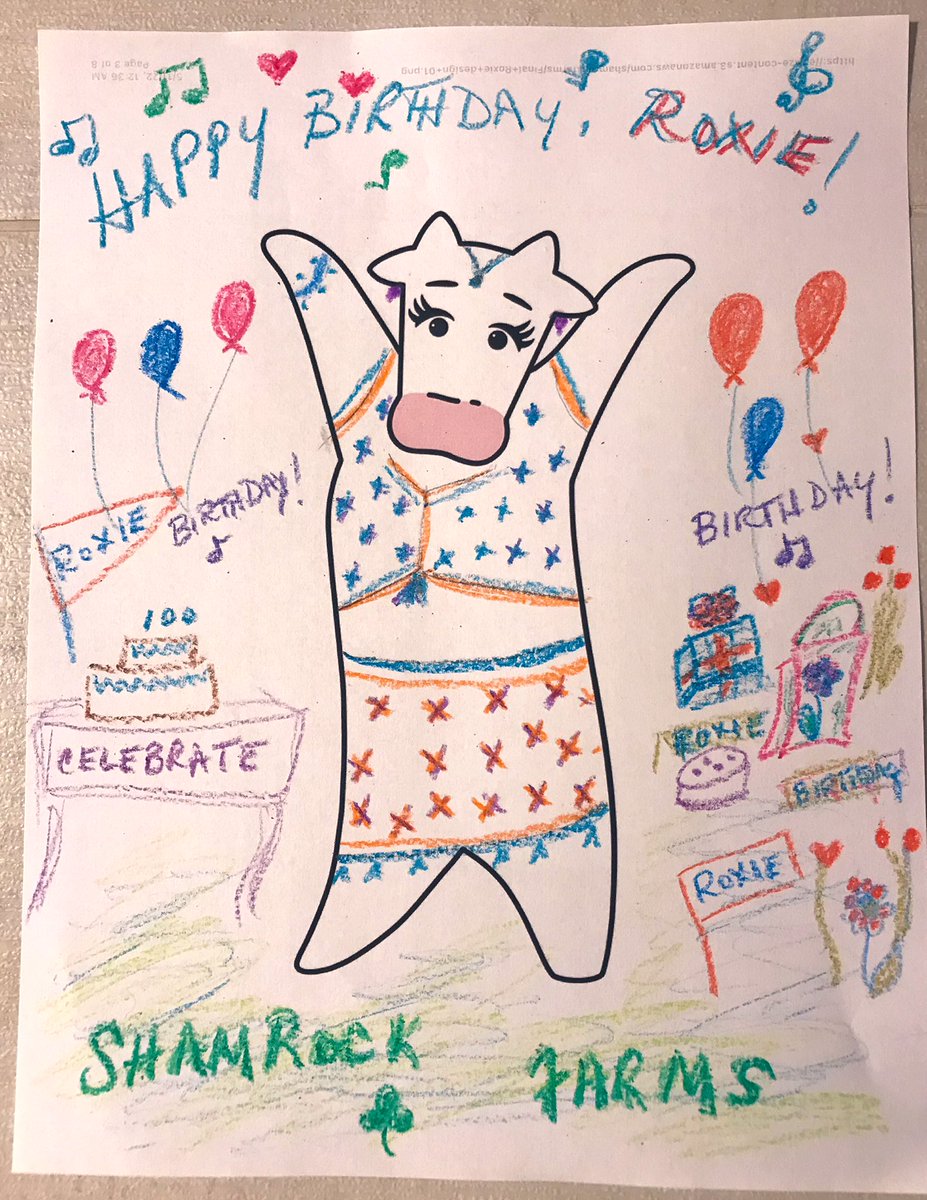 Samovila1's tweet photo. @shamrockfarms Happy 100th Birthday, Roxie! You look marvelous, Darling!♥️ #RoxieBDayDesignContest https://t.co/UYmbYuXI0e