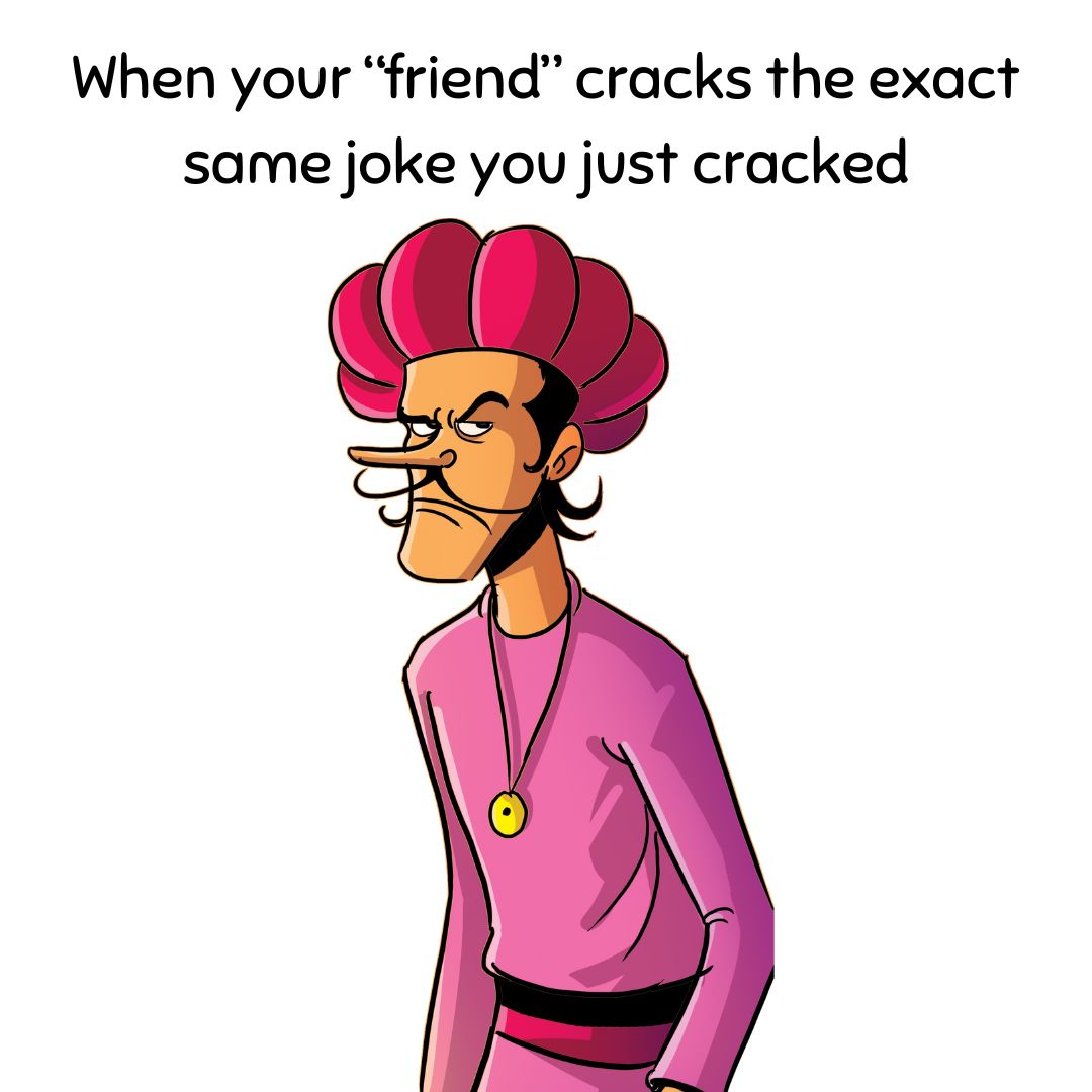 TinkleMagazine's tweet photo. And then everyone who previously just ignored it, laughs.

#memes #tantri #tantrithemantri #tinkle #tinklecomics #indiancomics #jokes #laughter #laughandshare #laughoutloud #instamemes #meme #thatfacewhen #tinkletoons #funnycharacters #crackingjokes https://t.co/Z0RKLKHHKe