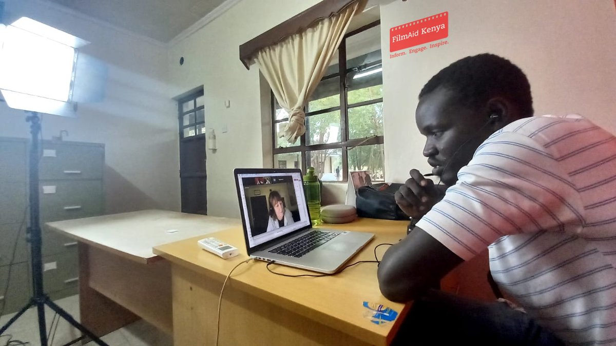 Golden Globes Around the World podcast: Noel Bol, @filmaidkenya media mentee from Kakuma participates in a podcast organised by @goldenglobes discussing the role of film in uplifting the status of the refugees in the camp. @StatePRM @USEmbassyKenya @UNHCR_Kenya @UNICEFKenya