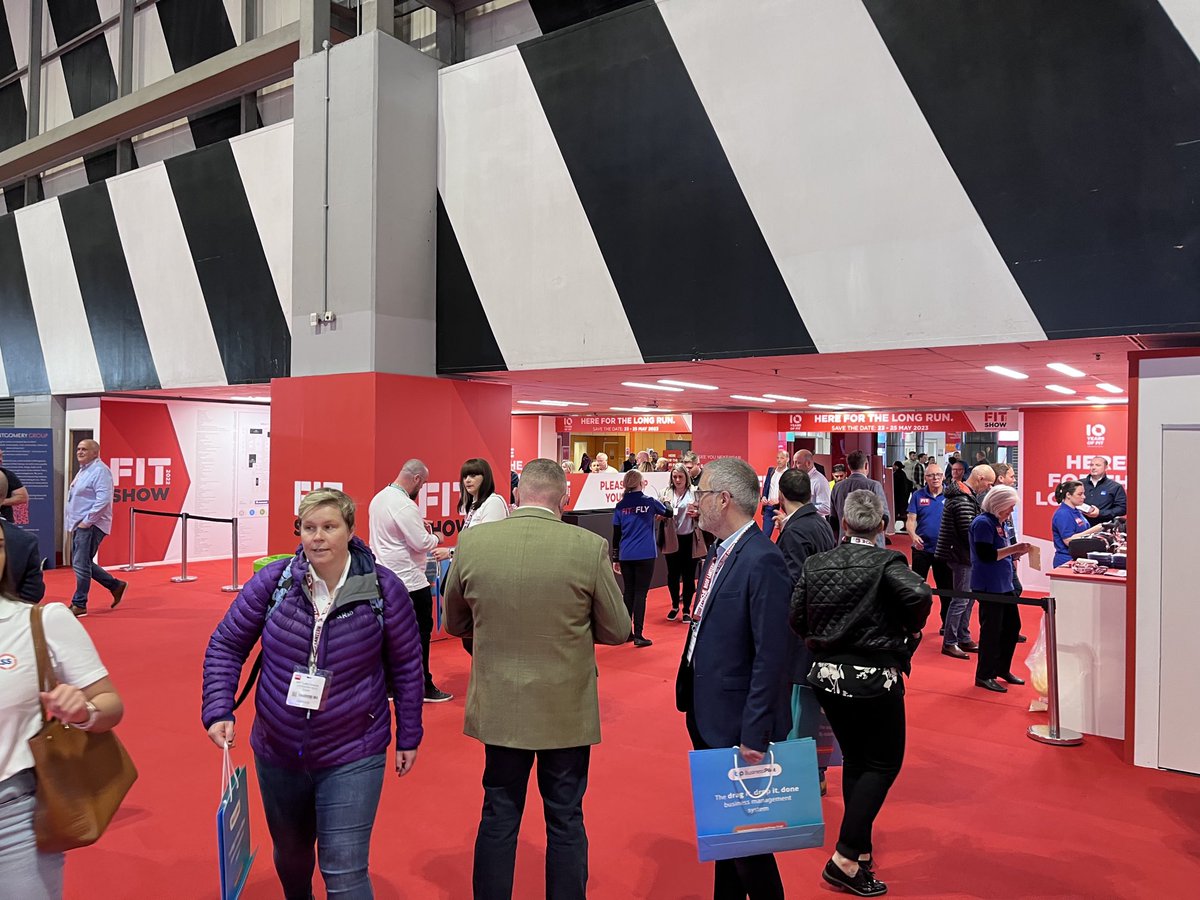 It’s a very busy start for day 2 of ⁦@fitshow⁩ 2022 and don’t forget it’s late opening today! Lots to see and fantastic panel discussions and speakers throughout the day #fitshow2022