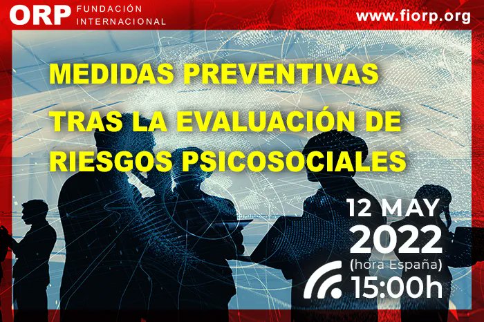 ISSLA_Aragon's tweet photo. Jornada online gratuita
📆 12 mayo
🕒15:00 a 17:30 h

𝙼𝚎𝚍𝚒𝚍𝚊𝚜 𝚙𝚛𝚎𝚟𝚎𝚗𝚝𝚒𝚟𝚊𝚜 𝚝𝚛𝚊𝚜 𝚕𝚊 𝚎𝚟𝚊𝚕𝚞𝚊𝚌𝚒ó𝚗 𝚍𝚎 𝚁𝚒𝚎𝚜𝚐𝚘𝚜 𝙿𝚜𝚒𝚌𝚘𝚜𝚘𝚌𝚒𝚊𝚕𝚎𝚜

Inscripciones➡️ https://t.co/7njK16lYGA

Organiza @prevenorp https://t.co/xU5UHwBDf9
