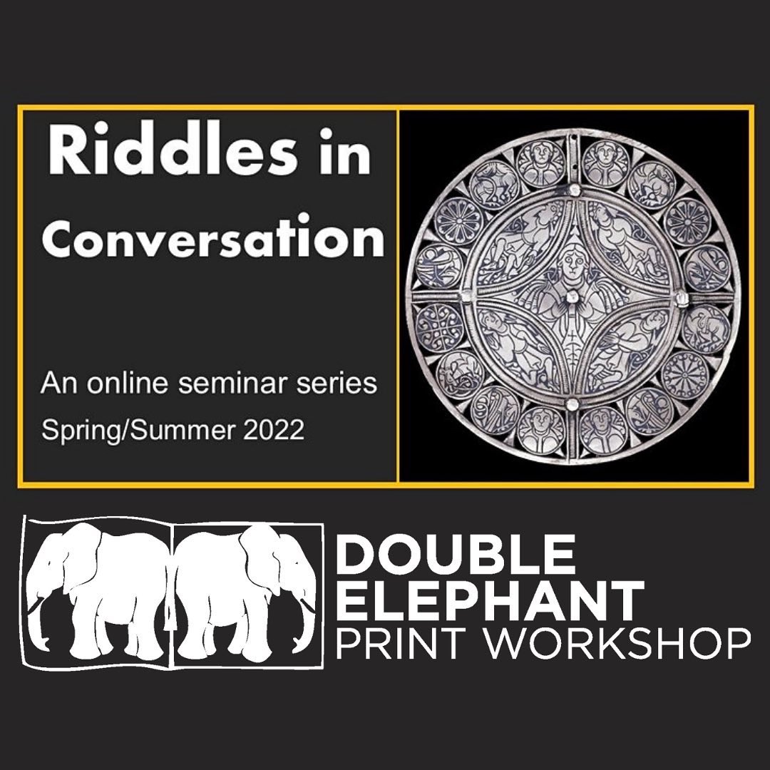 ExeterCityofLit's tweet photo. Don’t miss @DoubleElephant chatting about their #Riddle57 lockdown project (one of our compact commissions ♥️) with @TheRiddleAges today at 3pm online!
https://t.co/RCdqhOrK8j 🎟 https://t.co/Fre5yr4ezX