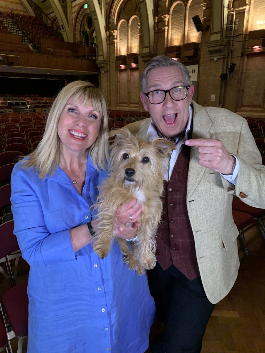 NatalieGrayITV's tweet photo. Find out how Wilf and I got on with the presenter of #dogsbehavingbadly @GraemeDogfather on @itvanglia at 6 #dogfatherlive #neverworkwithanimals https://t.co/IKxYaqBS3r