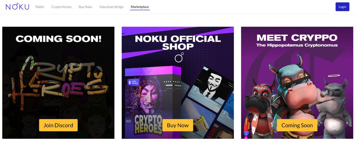 CryppoNFT's tweet photo. GM Cryppos!

As you may know already, Noku will be our official cryppo Token, based on the Noku Chain.

Here's another sneak peek about the Noku Marketplace where you'll be able to trade your Cryppo!

Another sneak peek coming soon, get ready FAM!
@NokuOfficial #noku #cryppo https://t.co/uwtQzNrwpD