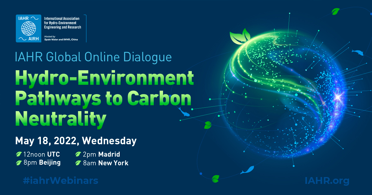 IAHR's tweet photo. Join the #IAHR Global Online Dialogue on #HydroEnvironment Pathways to #Carbon Neutrality! In this #webinar on Weds 18 May, experts will discuss &amp; present ways that hydroenvironment #engineering &amp; #research can contribute to reaching #NetZero carbon https://t.co/r0FCeHR4Gj
#water https://t.co/9umhSf1QMo
