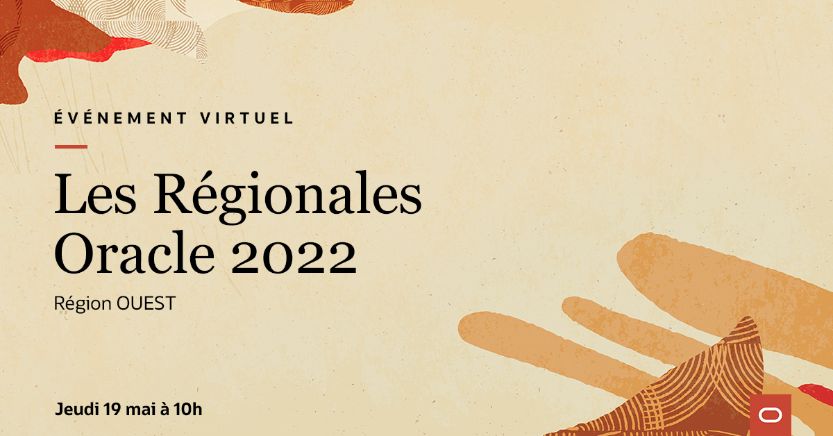 Oracle_France's tweet image. Rejoignez-nous aux Régionales Ouest et découvrez le retour d&apos;expérience des acteurs régionaux @VolumeSoftware et @adn_booster avec l&apos;intervention de @AuroreBoost.

📍Le 19 mai à partir de 10h 👉  social.ora.cl/6019zBv27 
#Innovation #Data