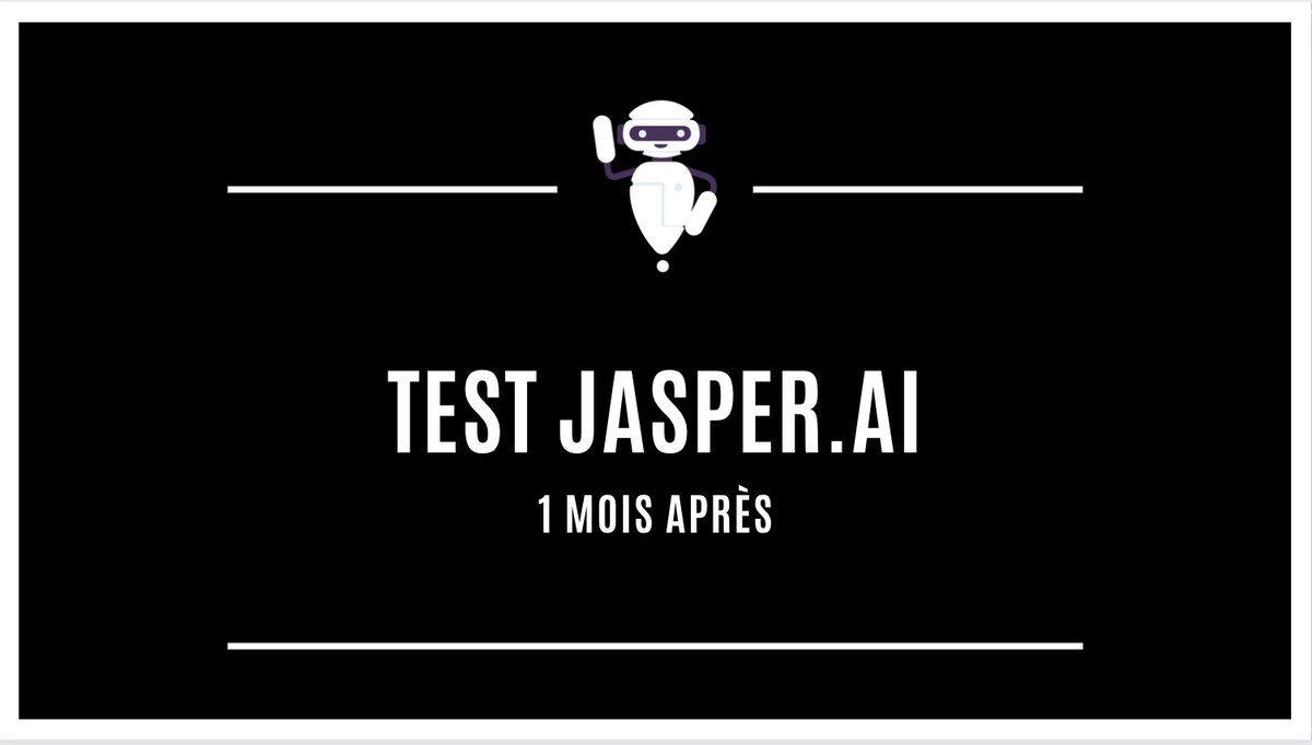 [THREAD] Ça fait maintenant 1 mois que j'utilise JASPER pour rédiger des contenus. Voici ce que j'en pense, articles de démonstration à l'appui ⬇️