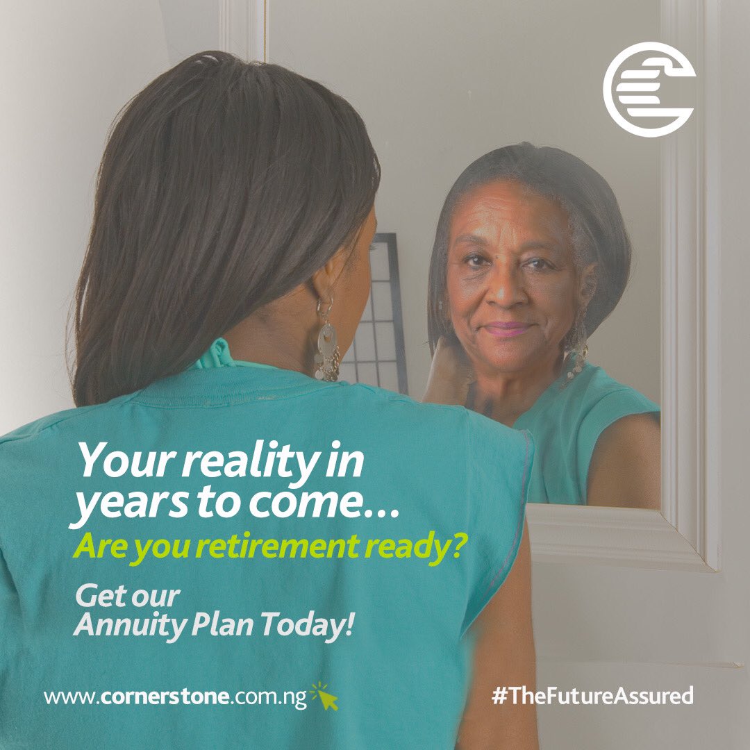cornerstone_ng's tweet photo. Start planning your tomorrow, TODAY!

To learn more
Email: enquiries@cornerstone.com.ng OR
Call: 012806500 TODAY!

#AnnuityPlan #CornerstoneInsurancePlc 
#TheFutureAssured https://t.co/USEvuKH3r8