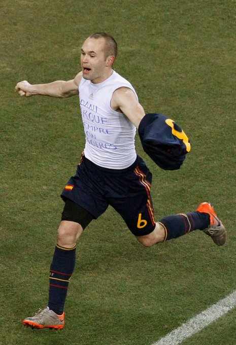 Happy birthday to arguably the greatest player in spain history.
Don Andres Iniesta Lujan 