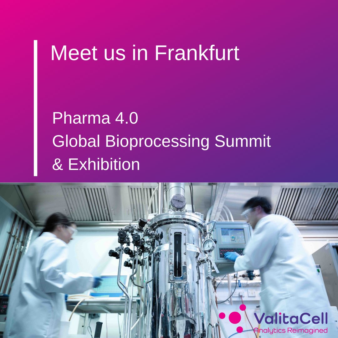 valitacell's tweet photo. ValitaCell is attending the Global Bioprocessing Summit &amp; Exhibition from May 11th to 13th. If you're in Frankfurt, get in touch with us to learn more about our pioneering analytical technologies including ChemStress®, Quantum and CellAi®. https://t.co/QrRxXdFYtH