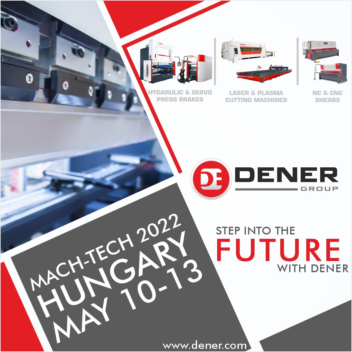 denermachinery's tweet photo. Visit us to benefit from special offers for launch at mach-tech #industrydays in #Hungary!
"Step into the FUTURE" with dener
https://t.co/gZEQcEKNqI
#dener #fair #exhibition #mactech #machtechindustrydays https://t.co/QQlkOX4lfE