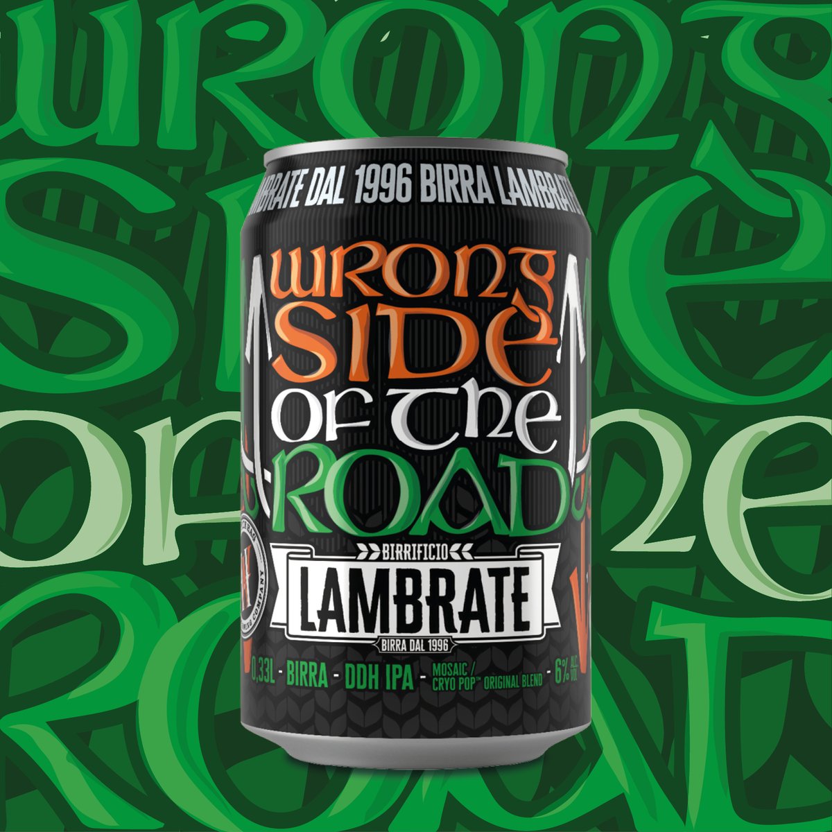 #birrenuove 
Amici ed amiche del Birrificio Lambrate! Arriva finalmente anche nei nostri locali la Wrong Side of The Road, una nuova ddh Ipa prodotta in collaborazione con gli amici irlandesi di @thewhitehag!
Passate da Lambrate Adelchi e Lambrate Golgi a prendervene qualcuna!