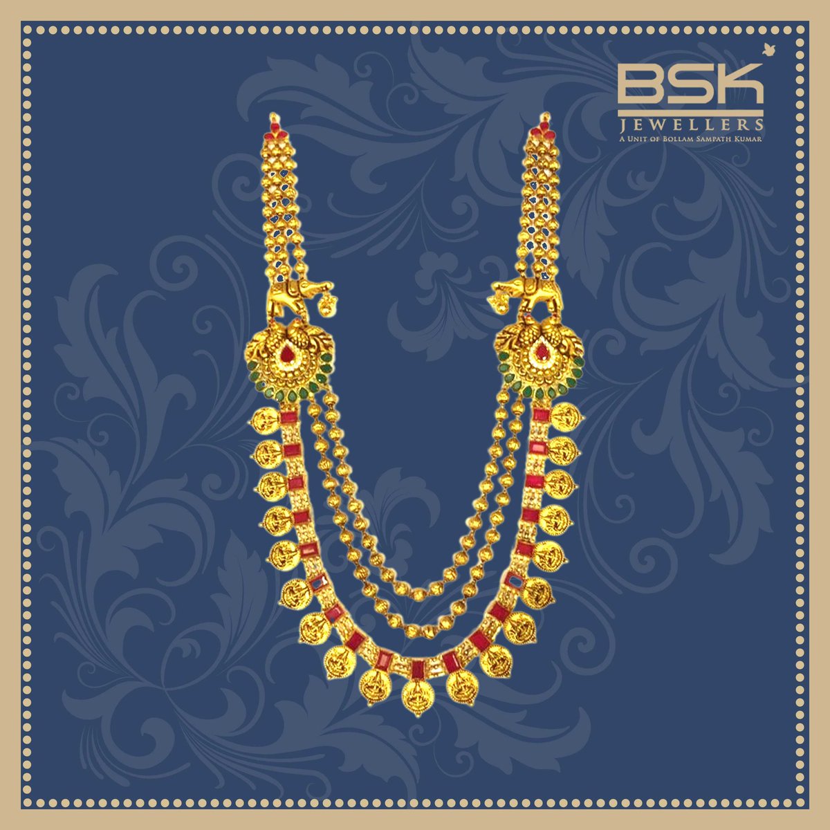 bskjeweller's tweet photo. Royal design with #contemporary aesthetics! #Embellish marvellous bridal jewels that #redefines #regality
For more details call us on:
📞 Warangal 9550741248
📞 Warangal-2 7337271248
📞 Karimnagar 0878-2251555
📞 Khammam 08742-252655
📞 Mancherial 08736-251248 https://t.co/zJFP6T4nXy