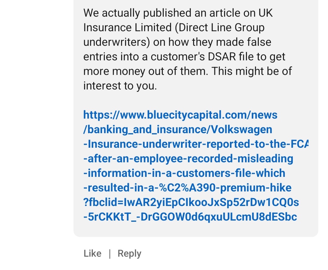 1BuzyDee's tweet photo. Organisations are now helping me learn more about the criminal activities of #UKInsurance UK Insurance Ltd who appears to be protected by The Financial Ombudsman #CriminalDiscovery https://t.co/L9UCHChSrr