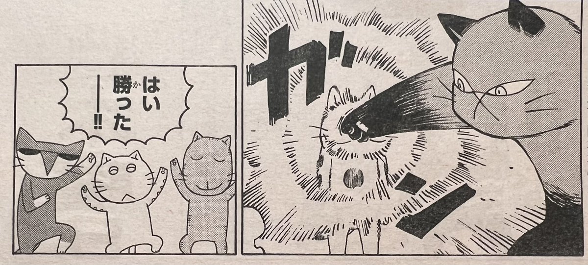 明日の「木曜日のフルット」はページ数がいつもの4倍!でスラムA地区との決戦です。
明日の週刊少年チャンピオンをよろしく。 