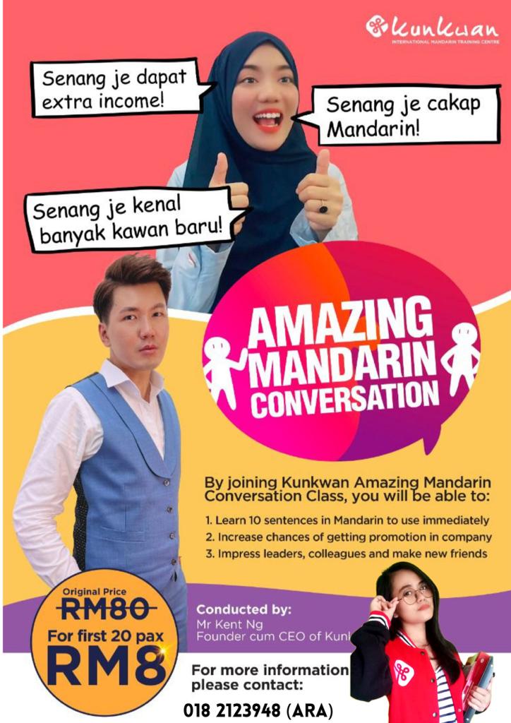 ailamandarin's tweet photo. Do you want to imoress your employer and people surrounding you? 
Let start One sesion with our  Online Amazing Mandarin Class cost only RM 8! Hurry up as class is limited! Comment below or cliick  bio above for detail.
Like and share to your friend they might needed 😉 https://t.co/IbD8XcXp9p