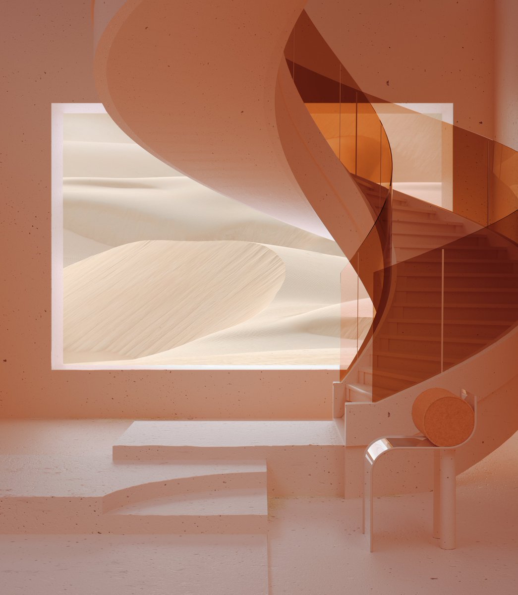 G-M 🐦An image from my series 'A Lucid Dream in Pink, Sleep Cycle No 1-7' from 2019. This is Sleep Cycle No 6. The series was featured in more than 15 publications and Apple eventually bought all the copyrights (buyout), so I will never be able to mint this image, unfortunately.