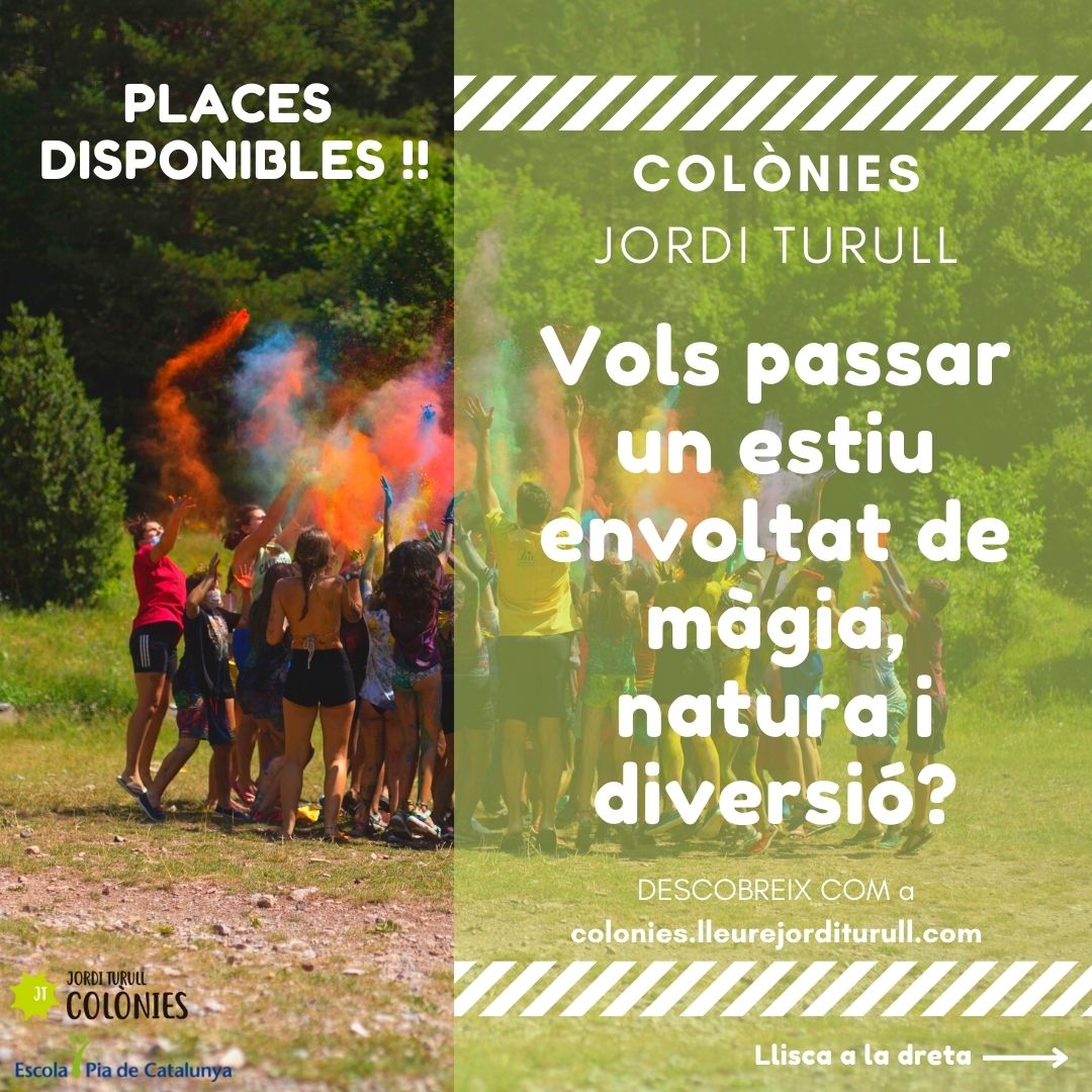 escolapiacat's tweet photo. Places disponibles per passar un estiu ple de màgia, natura i diversió amb @Ll_JordiTurull.

#escolapia #colonies #lleure #pineta #canmas https://t.co/n5WJNVQLkP