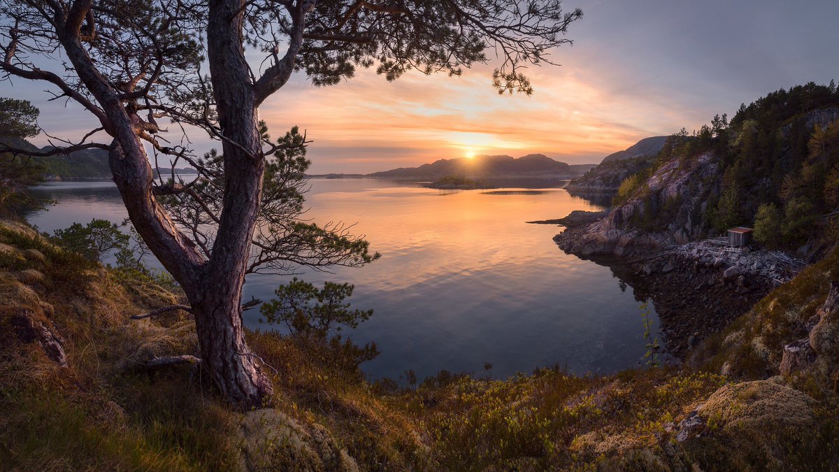 DNordhaug's tweet photo. Sunset cove. Agdenes, Norway. May 2018. https://t.co/j4eWXovQFB