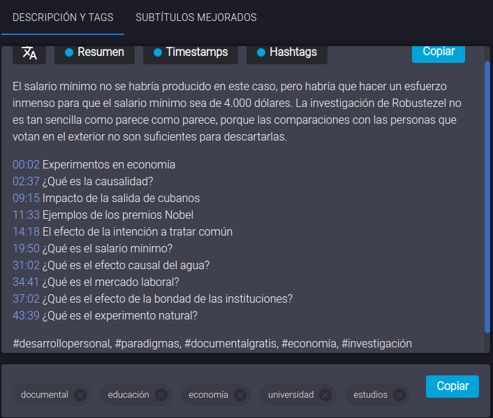 SynTube's tweet photo. El video analizado esta semana es: https://t.co/iHqa1LFwAp del canal de @FundacionAreces. Los resultados los podéis ver en la imagen de este tweet o directamente en la web de @SynTube con el siguiente enlace:

https://t.co/JxTggAJWFq 

#Debate #Economics #Youtube #AI #SEO https://t.co/MA4xNscOb9