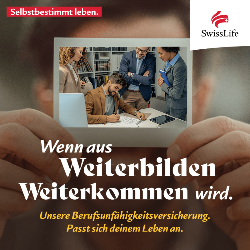 swisslife_de's tweet photo. Jobwechsel, Studienabschluss oder Meisterprüfung – der eigene Karriereweg verändert sich oft über die Jahre. Wir prüfen bei solchen Ereignissen über unsere Besserstufungsmöglichkeit, ob der Beitrag für die #Berufsunfähigkeitsversicherung dadurch günstiger wird. #BU #YourLife