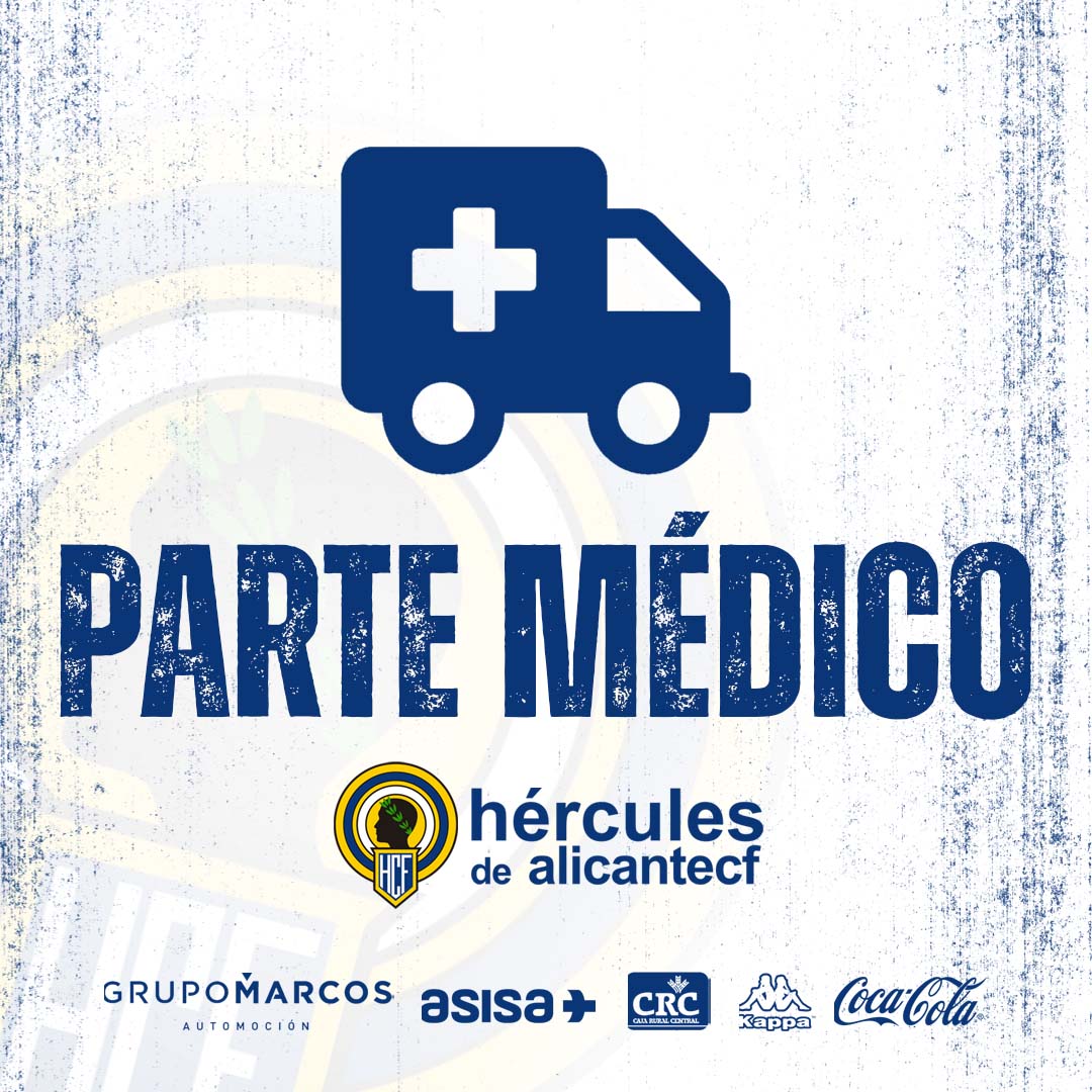 cfhercules's tweet photo. 🏥 𝗣𝗔𝗥𝗧𝗘 𝗠𝗘́𝗗𝗜𝗖𝗢
Nuestro jugador, Pedro Sánchez, recibió una entrada el pasado domingo que le produjo un esguince de grado I en el ligamento colateral lateral de su rodilla derecha. Pendiente de evolución.
💙 #MachoHércules 🤍 https://t.co/kN7VsqzRwJ