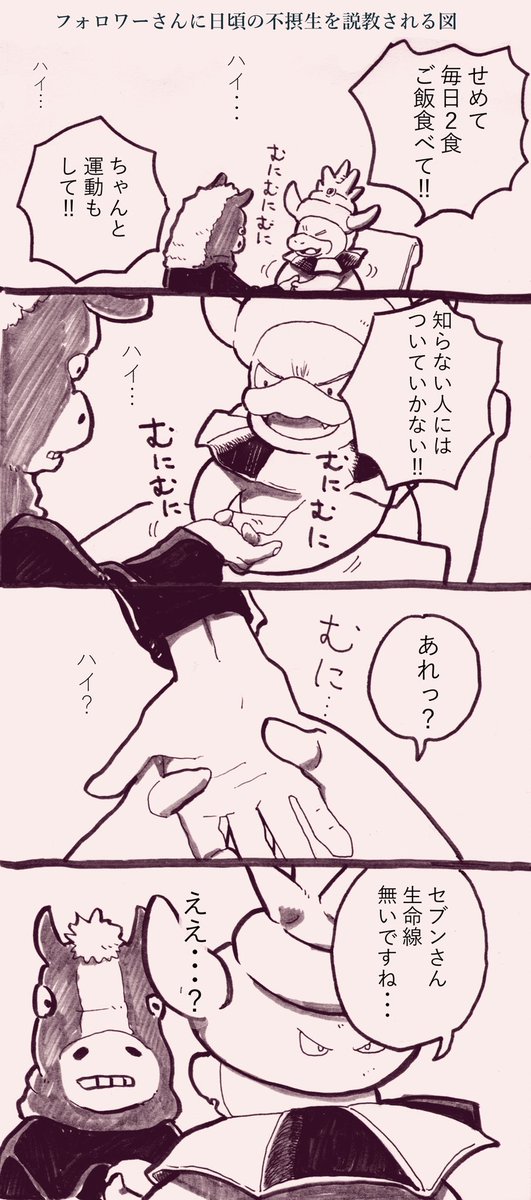 過去のうまの漫画です 