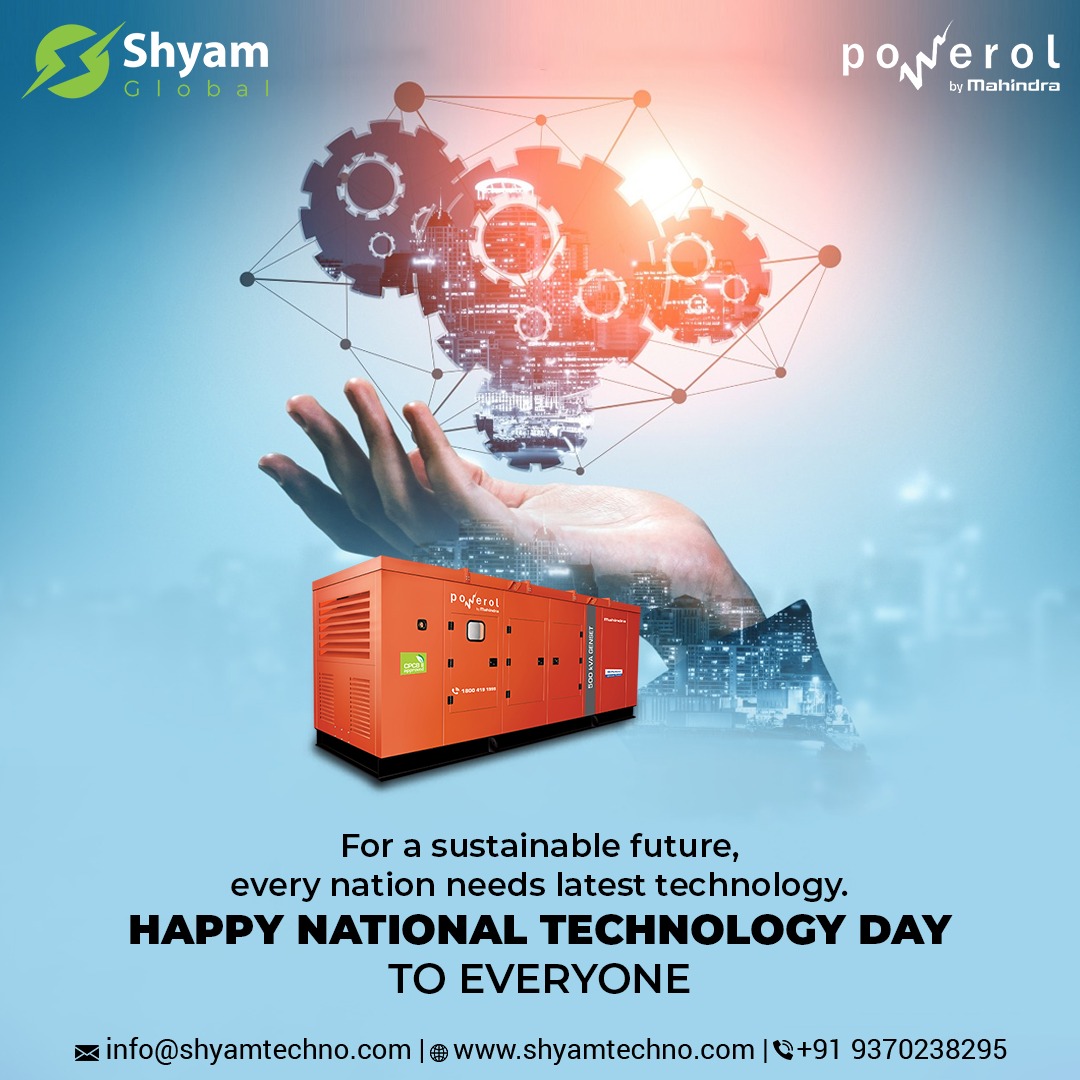 ShyamLtd's tweet photo. For a sustainable future, every nation needs the latest technology.
Happy National Technology Day.
.
.
.
#shyampowersolutions #shyam #shyamglobal #environmentsafe #reducespollution #cleanandgreen #uninterruptiblepowersuppy #continuouspowersupply #technologyday https://t.co/GNRVHBmnjx