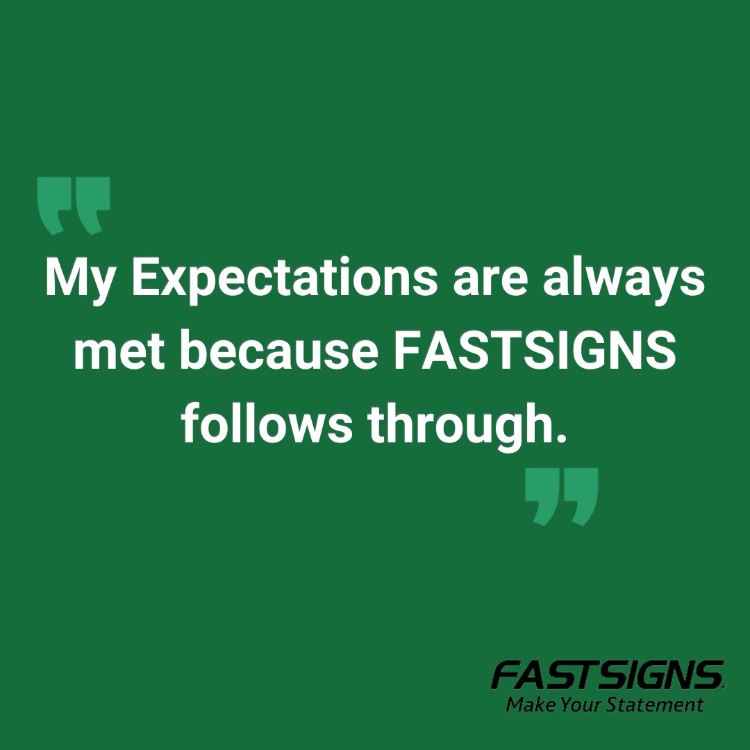 What is the definition of FASTSIGNS?... We are empowered to help your business succeed and achieve… #FASTSIGNS2022 #MakeYourStatement